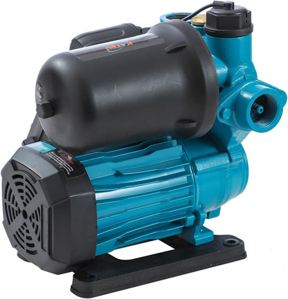 Water-overdrukpomp – Drukverhoger – Waterpomp – Huiswaterpomp – Tuinpomp – Automatische Start – Zelfaanzuigend – 370 W – Instelbare Drukregeling