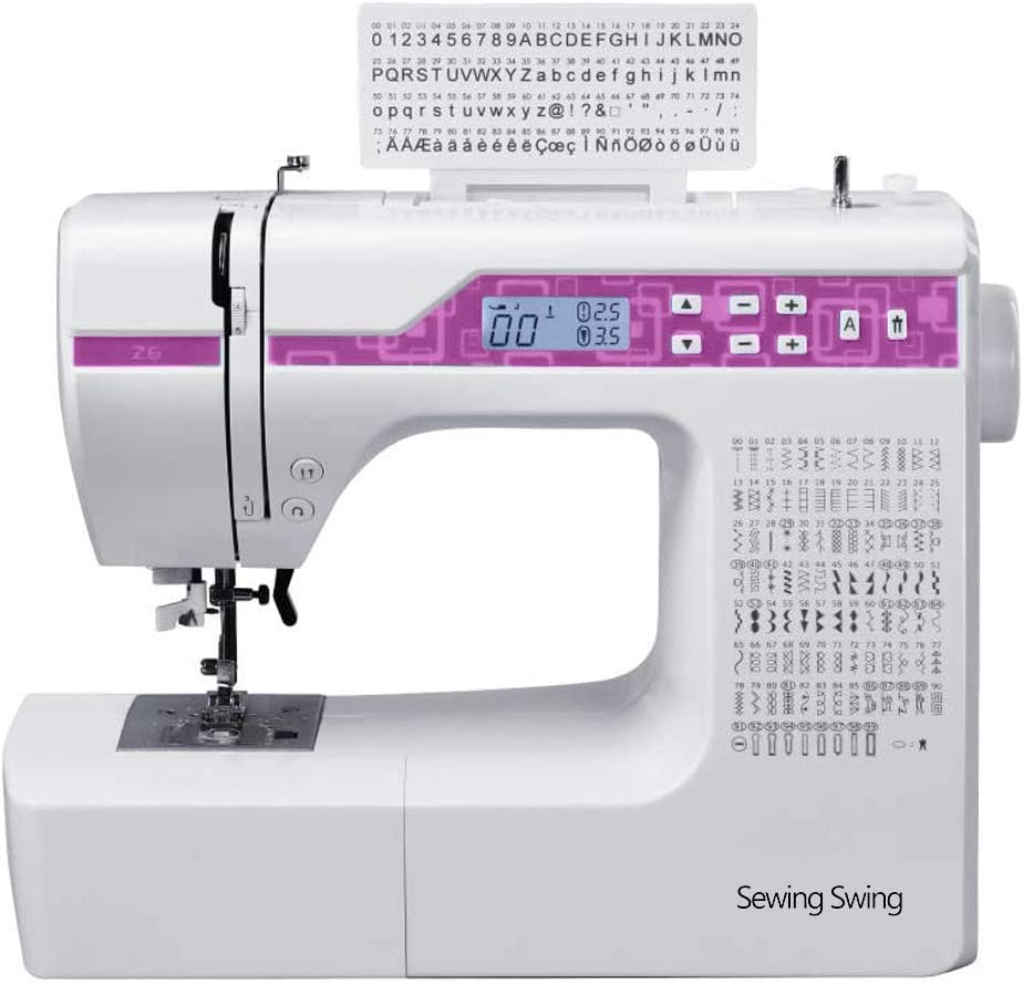 Naaimachine Paars – Computernaaimachine – Elektrische Naaimachine – Vrije Arm Naaimachine – Naaimachine Voor Beginners – 200 Steekprogramma’s – 5 Automatische Knoopsgaten