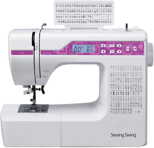 Naaimachine Paars – Computernaaimachine – Elektrische Naaimachine – Vrije Arm Naaimachine – Naaimachine Voor Beginners – 200 Steekprogramma’s – 5 Automatische Knoopsgaten