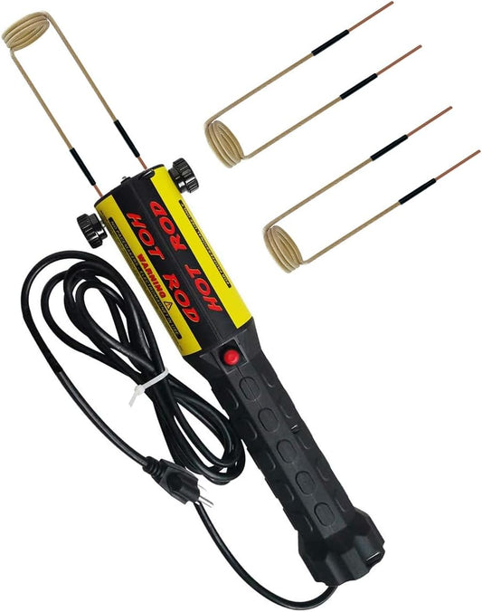 Vlamloze Inductiekachel – Inductieverwarmer – Magnetische Inductieverwarming – Schroefverwijderaar – Boutverwarmer – 1000 W – LED-Licht
