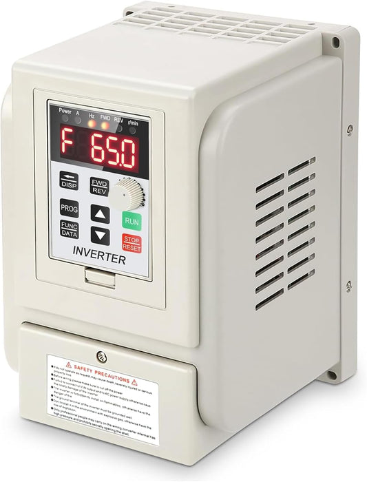 Jadeshay 220 VAC Frequentieomvormer 1 Fasig Ingang 3-fasige Uitgang Frequentieregelaar VFD-snelheidsregelaar voor 3-fasige 2.2 kW Wisselstroommotor