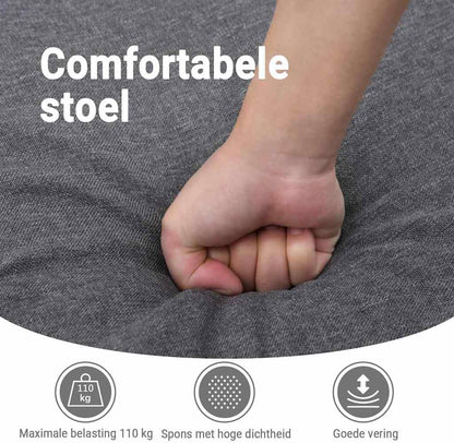 Elektrische Massagestoel – Relaxstoel – Fauteuil – Relaxfauteuil – Massagefauteuil – Elektrisch Verstelbaar – 6-Punts Vibratiemassage – Ademend Polyester