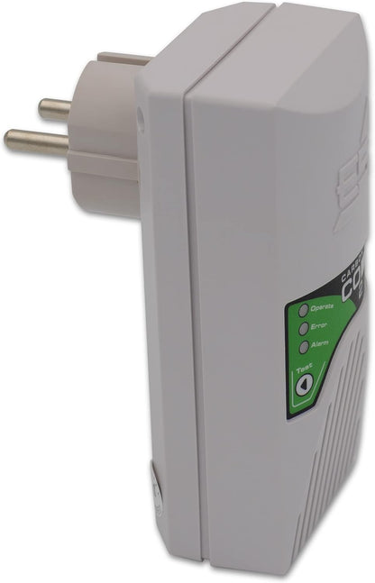 Schabus 300257 Gasmelder op netvoeding detecteert kooldioxide, (B x H x D) 60 x 118 x 44 mm