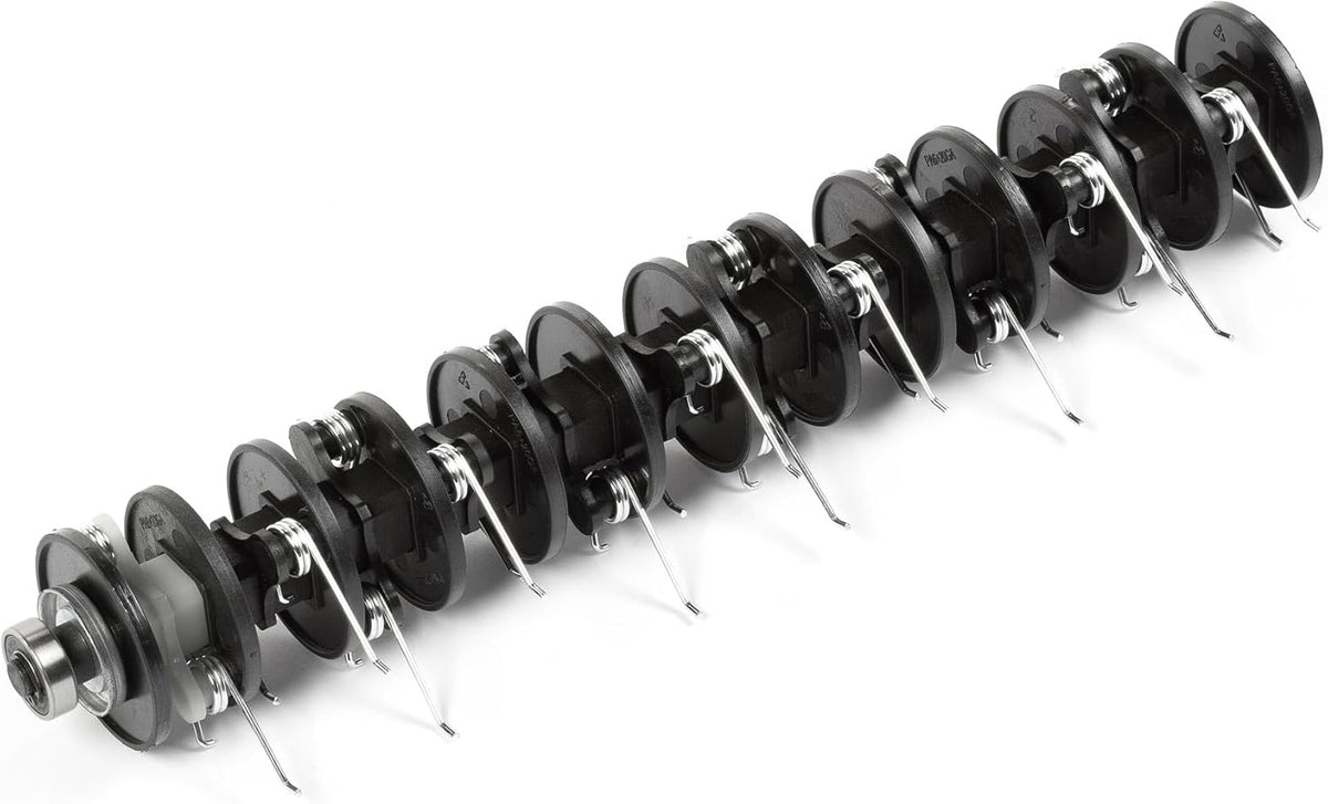 Verticuteermachine – Elektrische Gazonschraper – Mosverwijderaar – Gazonbeluchter – Accu Verticuteerder – Borstelloze Motor – Werkbreedte 38 cm met 16 Messen – 5 Instelbare Dieptes en Ergonomische Handgreep