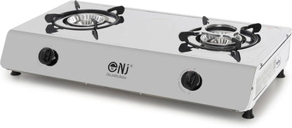 NJ-200SD Indoor Gasfornuis - 2 Brander Draagbaar Gaskookplaat LPG Fornuis 8.8kW