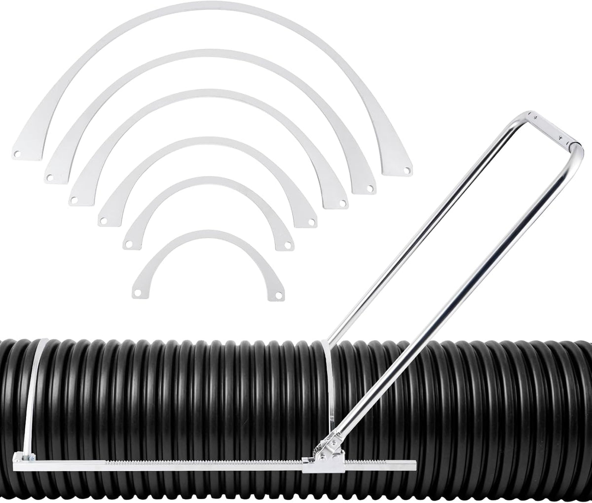 YUCHENGTECH 200-600 mm HDPE Gegolfde Buis Spanner Golfbuis Montagegereedschap Golfbuis Trekapparaat voor Drainage-/Riolerings-/Bouwprojecten