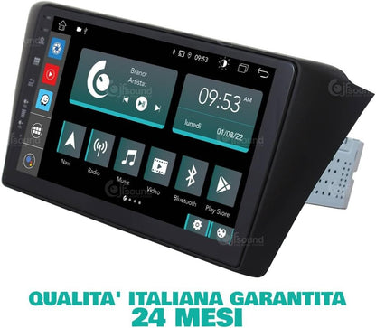 Autoradio Skoda Fabia – Multimedia Systeem – Navigatie – Bluetooth Radio – Touchscreen – 9 Inch – 8-Core Processor – CarPlay & Android Auto