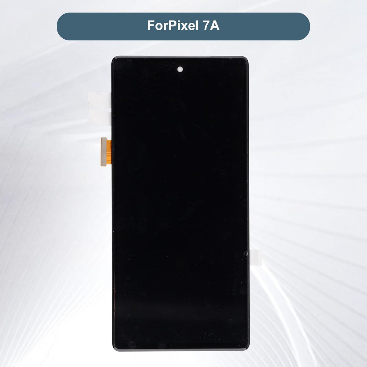 Vervangend lcd-display, compatibel met Google Pixel 7A GWKK3 GHL1X 6,1 inch lcd-display, touchscreen, montage met tools, ondersteuning voor vingerafdruk (met frame)