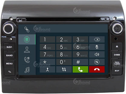 Specifieke autoradio voor Fiat Ducato 290 Android GPS Bluetooth WiFi USB DAB+ Touchscreen 7" 8core Carplay AndroidAuto