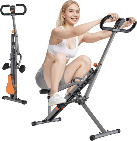 Niceday Squat Machine for Home, Squat Trainer, Core Training Device, Foldable Fitness Device, Butt and Leg Trainer for Cardio and Strength Training - QUORE