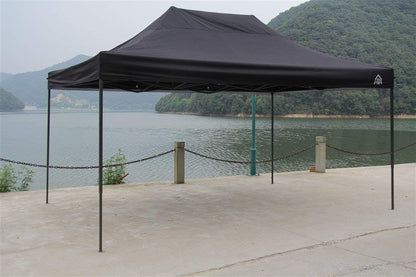 All Seasons Gazebos 3 x 4,5 m, volledig waterdicht, pop-up paviljoen, zwart