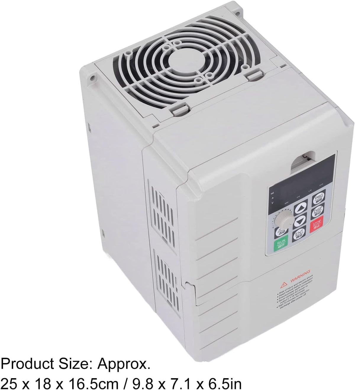 Aandrijving met Variabele Frequentie, 7.5KW VFD-omvormer Frequentieomvormer Eenfasige 220V-ingang 3-fase 380V-uitgang Motoromvormer voor Motorsnelheidsregeling