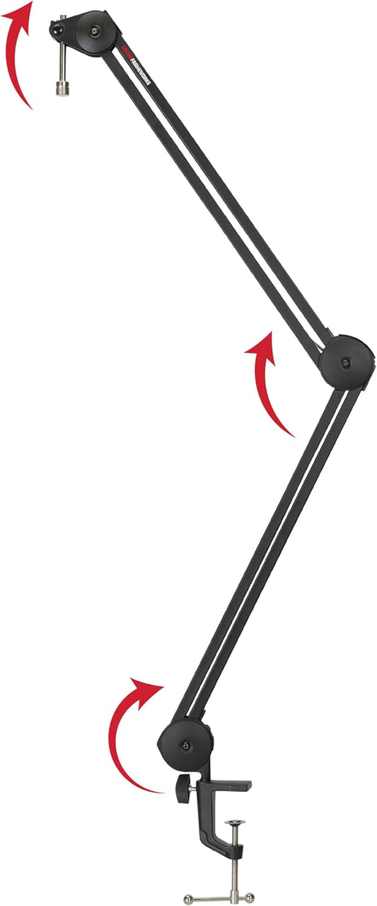 Microfoonarm – Microfoon Boom Arm – Microfoon Boom Stand – Podcast Microfoonstandaard – Bureaugemonteerde Microfoonhouder – 980 Mm Uitschuiflengte – Tot 1,1 Kg Draagvermogen