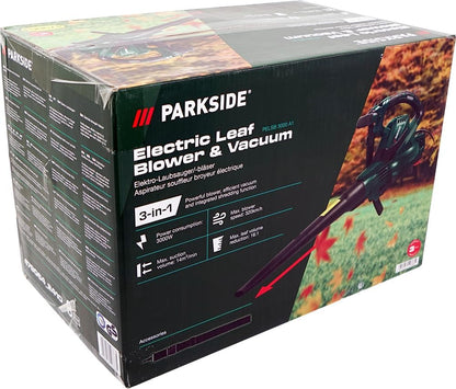 HEADNMORE Bundle Parkside elektrische bladzuiger, bladblazer PELSB 3000 + HEADNMORE sleutelhanger