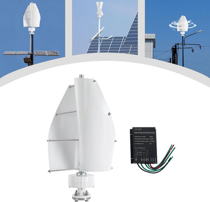 10000W Geen Lawaai Lage Snelheid Verticale As Wind Power Turbine Generator 220V Dak Zet Residentieel Thuis Gebruik Hoog Rendement Windmolen voor Thuis/RV/Marine