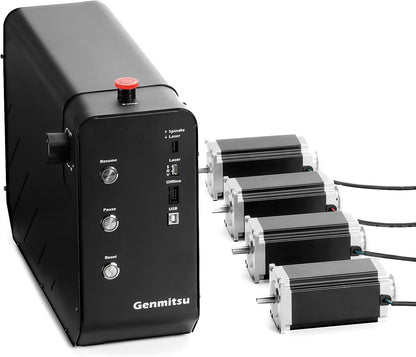 Genmitsu DM542 Driver CNC-besturingscontrollerbox met 4 STUKS Nema 23 112 mm stappenmotoren, upgradekit voor Genmitsu PROVerXL 4030 V1 CNC-routerfreesgraveermachine