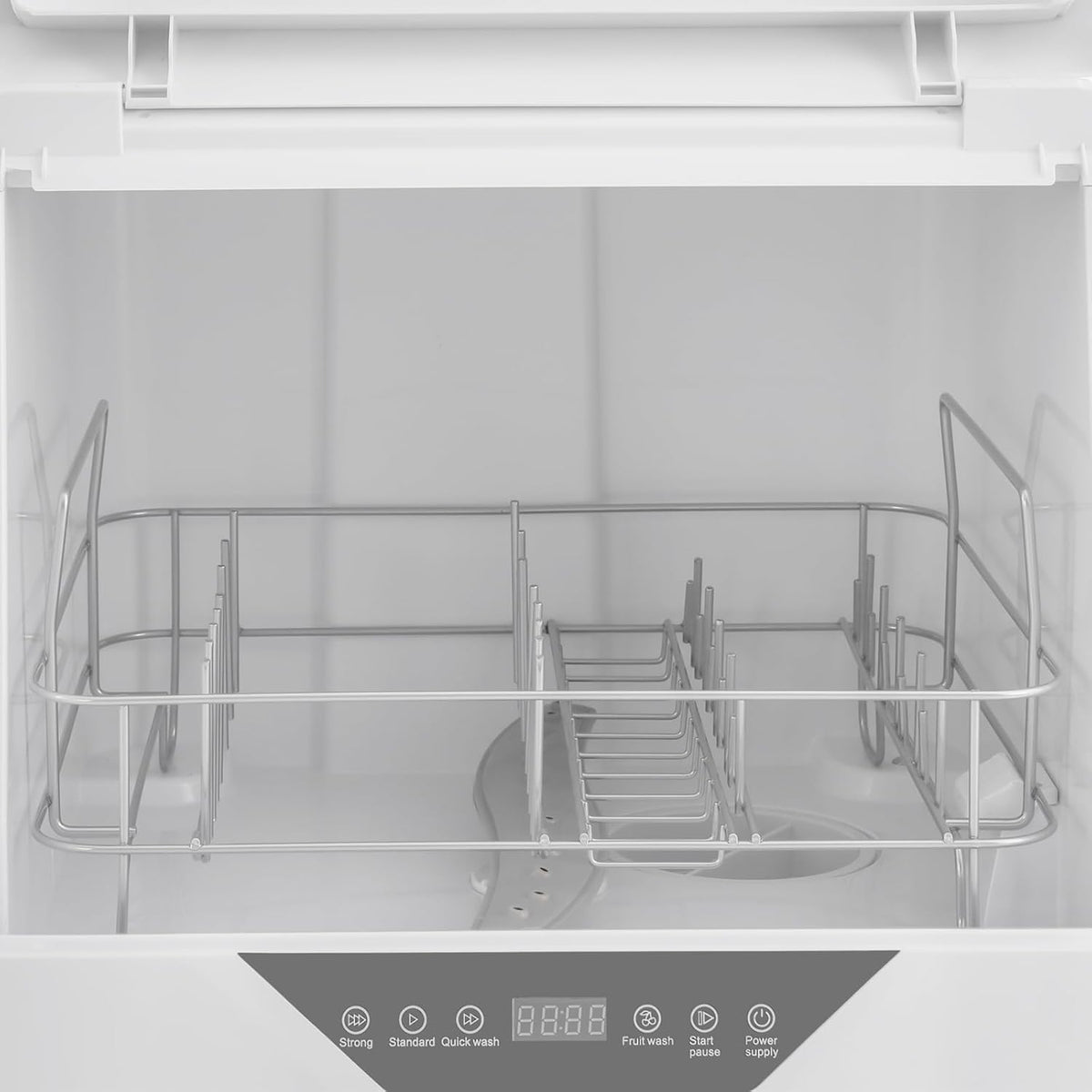 Mini Dishwasher 800 W Tabletop Dishwasher Freestanding Portable Dishwasher Small with 4 Washing Modes Touch Control LED Display for Homes, Dorms and Camping