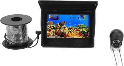 Onderwaterviscamera , ABS IPS Full View Draagbare Fishfinder camera met 5inch HD LCD monitor , Waterdichte Onderwatercamera voor Ice Lake Sea Boat Kayak Fishing(30m/98 , 4ft)