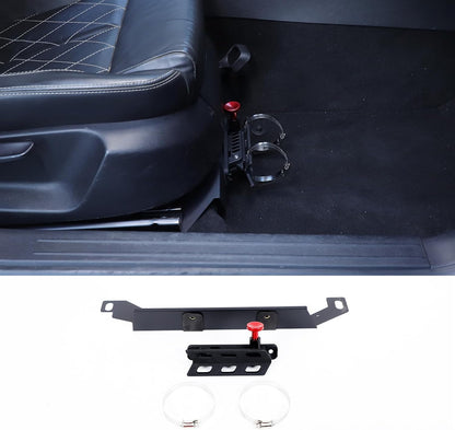Onder Co-Pilot Seat Brandblusser Montagebeugel Compatibel met SEAT Leon 2008-2012 Aluminium Verstelbare Quick Release Roll Bar Brandblusser Fleshouder