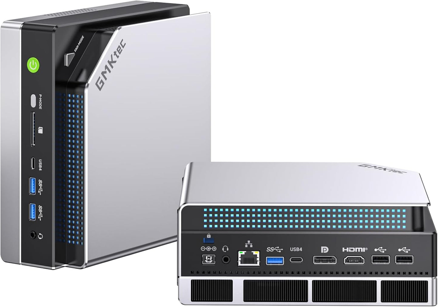 GMKtec EVO-X2 AI Mini PC AMD Ryzen AI MAX+ 395 (16K/32T, up to 5.1GHz), 126 Tops AI Performance, 96GB DDR5 RAM M.2 PCIE 4.0 X4 2TB SSD, Mini Gaming PC with 8060S Graphics Card | WiFi 7 | USB 4.0 | 2.5G