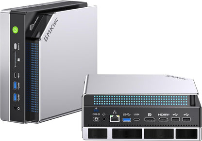 GMKtec EVO-X2 AI Mini PC AMD Ryzen AI MAX+ 395 (16K/32T, up to 5.1GHz), 126 Tops AI Performance, 96GB DDR5 RAM M.2 PCIE 4.0 X4 2TB SSD, Mini Gaming PC with 8060S Graphics Card | WiFi 7 | USB 4.0 | 2.5G