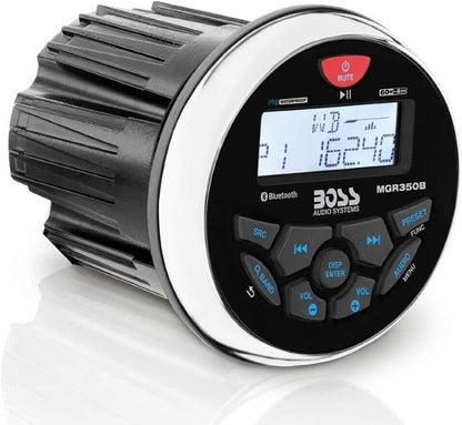 Maritieme Audio-Set – Marine Kit – Boot Stereo – Maritieme Radio – Speakerset – IPX6 Waterbestendig – Bluetooth, AM/FM En NOAA-weerband
