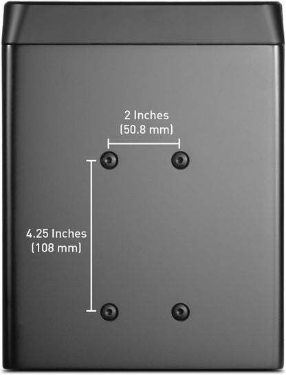 Kali Audio SM-5-C, passieve 3-weg studiomonitor (high-performance box, 5-inch woofer, 4-inch middentoner, 1-inch metalen dome-tweeter, professionele geluidsomvormer technologie), zwart