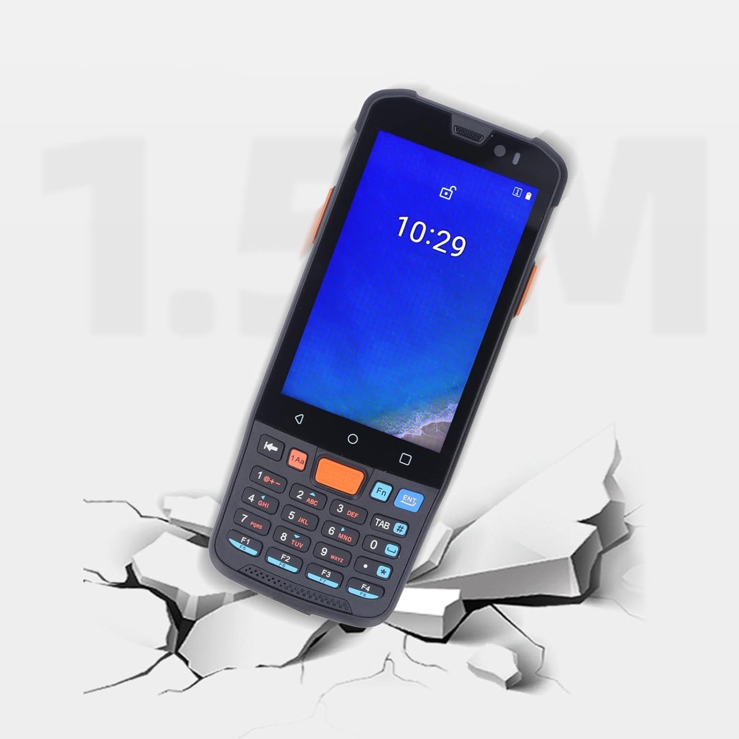 Android 11 Barcodescanner, Handheld 1D 2D Barcodescanner, 4G WiFi 4,0 Inch Touchscreen Handheld Dataterminal, voor Magazijninventaris