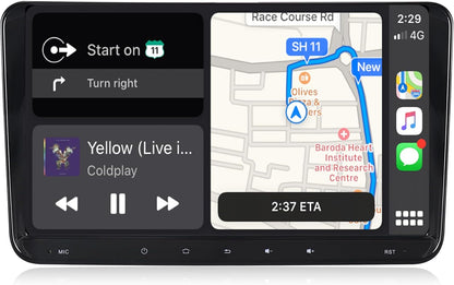 Android Autoradio – Autoradio – Dubbele DIN-Radio – Multimediasysteem – Radio Met Scherm – Draadloze Smartphonekoppeling – 9 Inch IPS-Touchscreen Met Bluetooth 5.0 En GPS-Navigatie