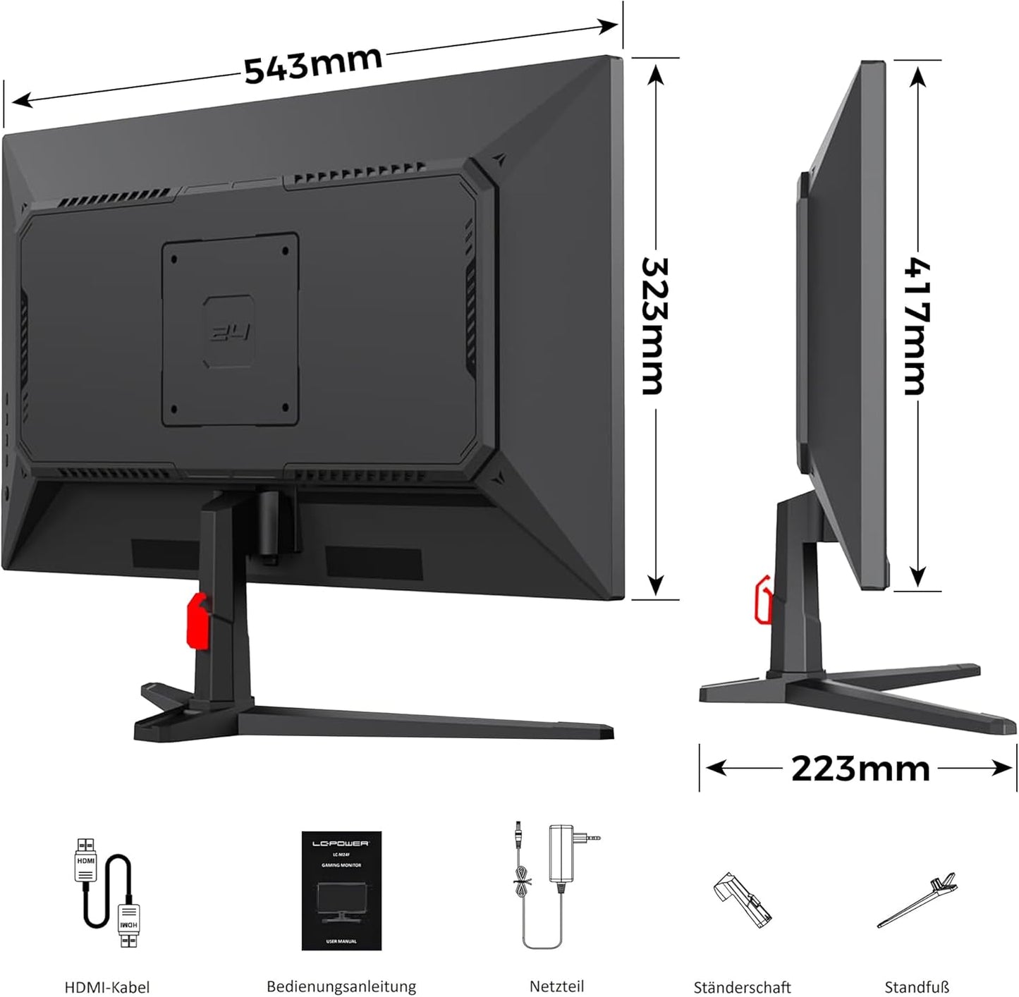 LC-POWER 24" 144Hz Monitor