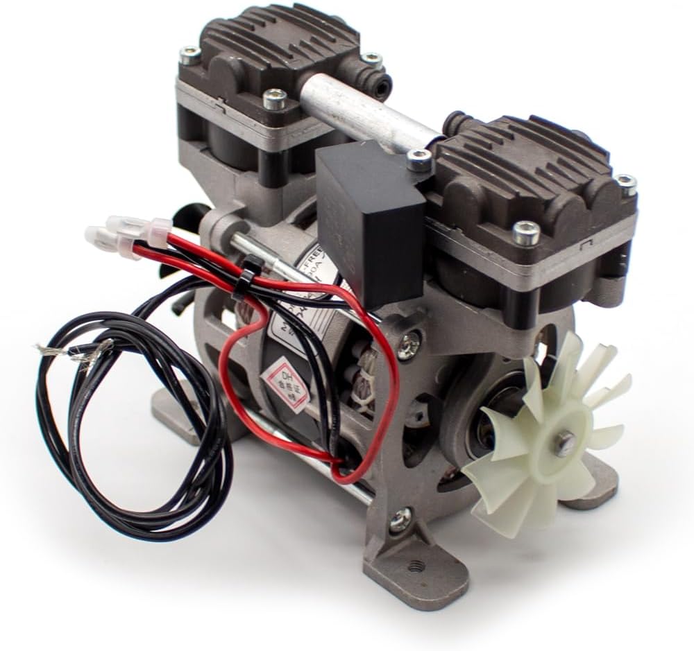 Oil Free Micro High Vacuum Pump Medical Beauty Piston Silent Portable Negative Pressure Air Pump 220V 80W OL90A(97KPA) - QUORE