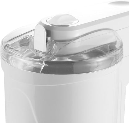 Elektrische Ijsmachine – Automatische Ijsmaker – Sorbetmachine – Yoghurtmaker – IJsbereider – 1 Liter Capaciteit – Stil en Gemakkelijk Schoon Te Maken