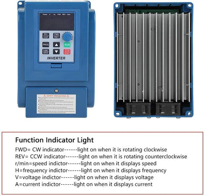 4KW VFD-omvormer, AC 380V AT3-4000X driefasige frequentieomvormer Converter Professionele variabele Frequeza-aandrijving Ingebouwde filter