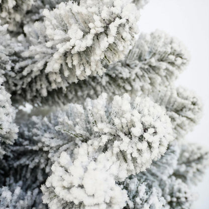 Kerstboom met sneeuw 150/180/210/230/270 cm realistisch oppervlak (210)