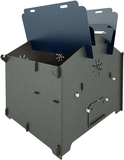 Chicken coop for 12 laying hens with 4 perches, 2 raised nests, POLLY FARM 2XL made of HPL laminate, roundworm-proof, red - QUORE