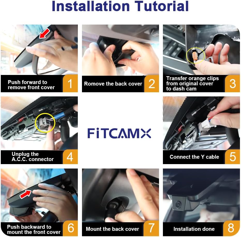 Dashcam – Autocamera – Dashboardcamera – Auto Camera – Inbouw Dashcam – 4K 2160P UHD – Ingebouwde WiFi, G-Sensor & WDR