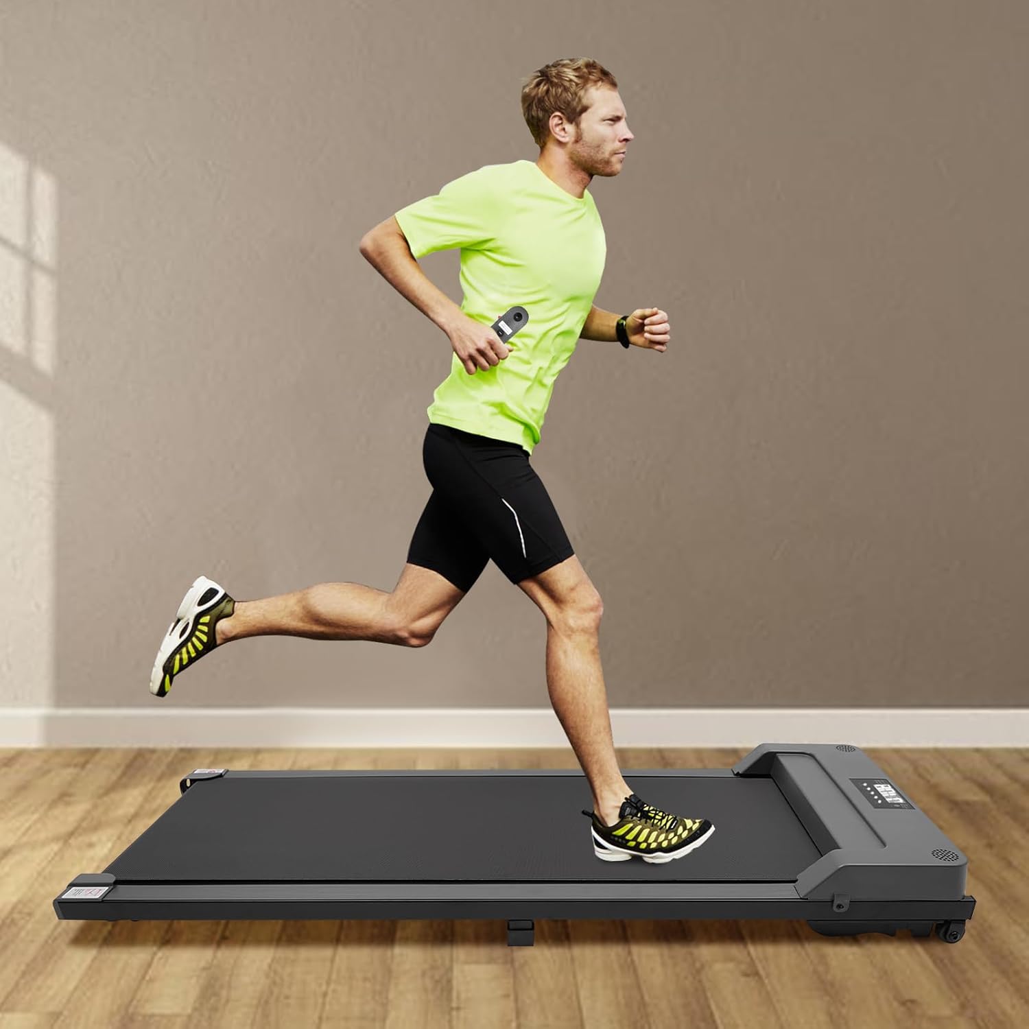 Under Desk Treadmill 3.0 PS Walking Pad Small Portable Treadmill for Office and Home Small Compact Treadmill Shock Absorbing Low Noise Max Load Capacity 150kg - QUORE