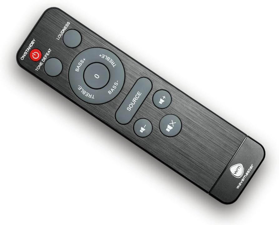 wavemaster TWO PRO stone gray – luidsprekersysteem (110 Watt) met Bluetooth streaming, digitale poorten en IR-afstandsbediening actieve boxen gebruik voor tv/tablet/smartphone, donkergrijs (66352)