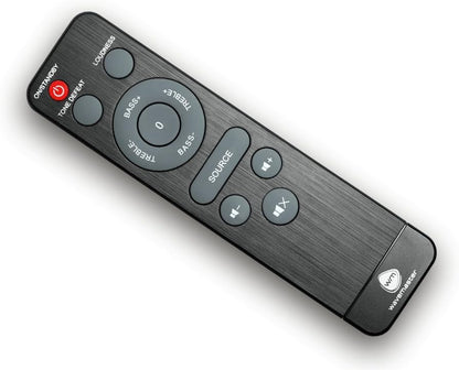 wavemaster TWO PRO stone gray – luidsprekersysteem (110 Watt) met Bluetooth streaming, digitale poorten en IR-afstandsbediening actieve boxen gebruik voor tv/tablet/smartphone, donkergrijs (66352)