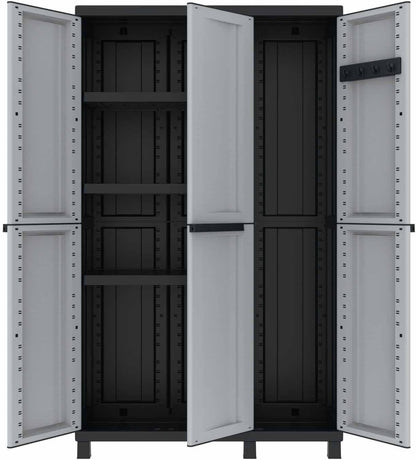 Terry 1002710 High Plastic Cabinet, 3 Doors - QUORE