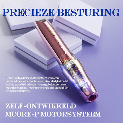 Professionele Draadloze Tattoo Machine – Tattoo Pen – Microblading Pen – Rotary Tattoo Gun – Permanent Make-up Tool – Lichtgewicht 121g – Verwisselbare Batterijen 900mAh