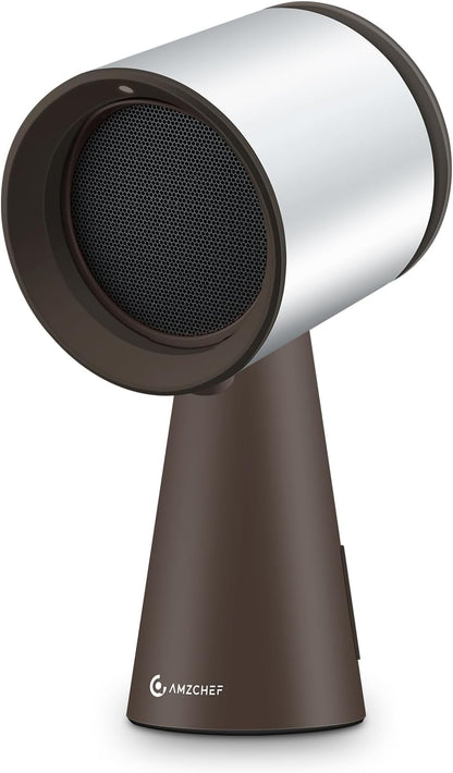 Draagbare afzuigkap – Tafelafzuigkap – Keukenafzuigkap – Dampkap – Keukenventilator – Bruin – 3 snelheden – 120 m³/h zuigvermogen