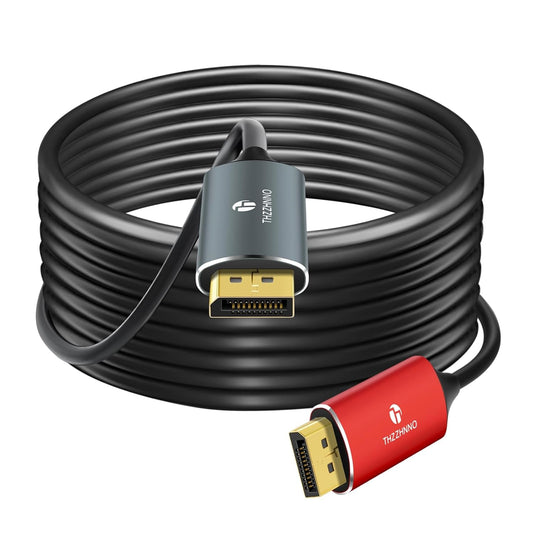 4K 8K DisplayPort Optische Glasvezelkabel 75M, DP naar DP 1.4 Kabel 8K@30Hz, 4K@144Hz 32.4Gbps ondersteuning HDR, G-Sync FreeSync voor laptop, PC, TV