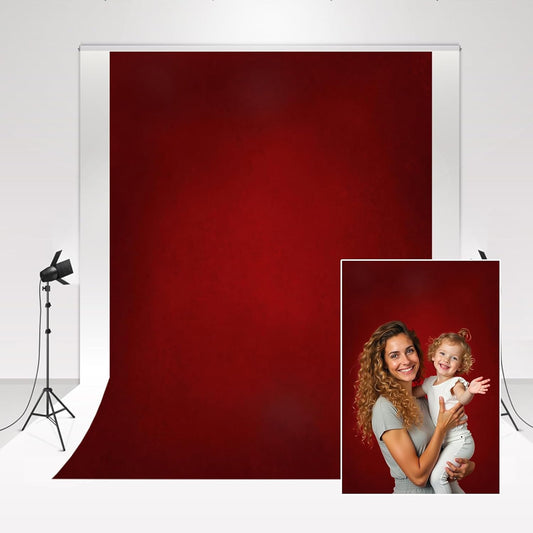 Kate Art Fotografie Achtergronden Zwart Rood verloop 3x3m/10x10ft Vintage Textuur Fotostudio Achtergrond Inklapbare Portret Achtergrond Video Achtergrond Kleur Zachte Baby Fotobooth
