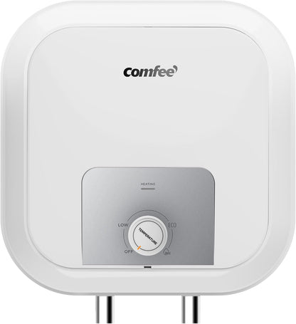 COMFEE D10-15VD1OW Elektrische doorstroomboiler, 10 l, onder de gootsteen, met watertank, licht, compact, eenvoudig te installeren, ideaal voor een klein gezin