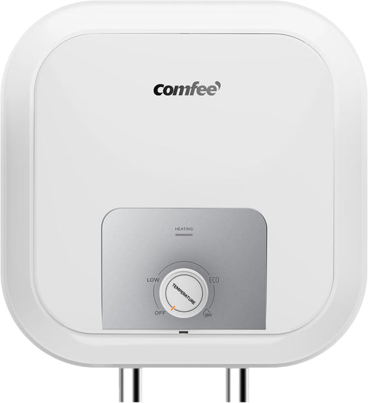 COMFEE D10-15VD1OW Elektrische doorstroomboiler, 10 l, onder de gootsteen, met watertank, licht, compact, eenvoudig te installeren, ideaal voor een klein gezin