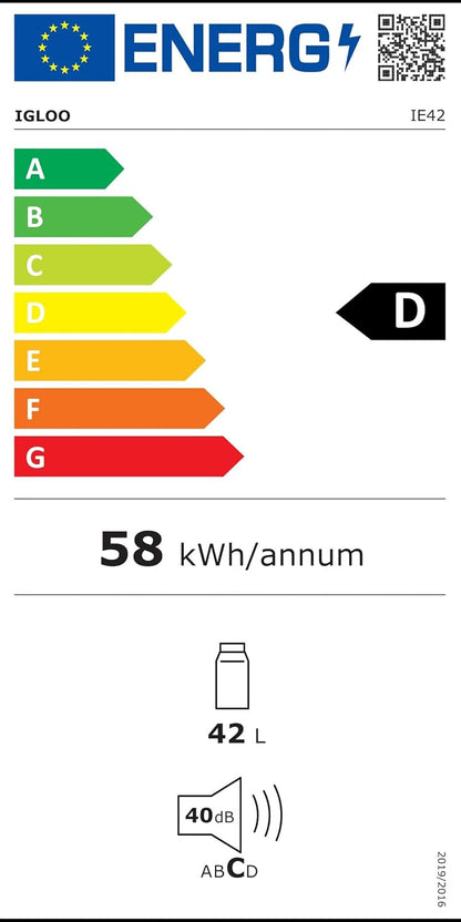 IGLOO IE42 elektrische koelbox 42L – 12V en 230V – Thermo-elektrische koelbox met wielen en telescoopgreep voor auto, camper, camping en vrachtwagen – Koelt tot 20 °C onder de omgevingstemperatuur