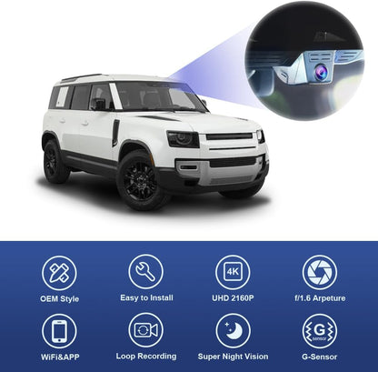 Dashcam – Autocamera – Boordcamera – Auto Camera – Rijcamera – Geïntegreerde OEM-Look Voor Auto's Met Regensensor – 4K UHD 3840x2160, Plug & Play Installatie