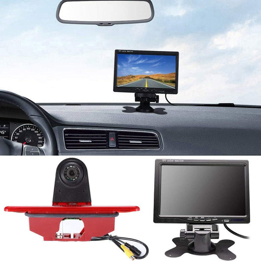 Automotive Achteruitrijcamera + 7 inch HD Monitor Kit voor Peugeot Expert 2007-2016/Fiat Scudo 2007-2016/Citroen Jumpy 2007-2016