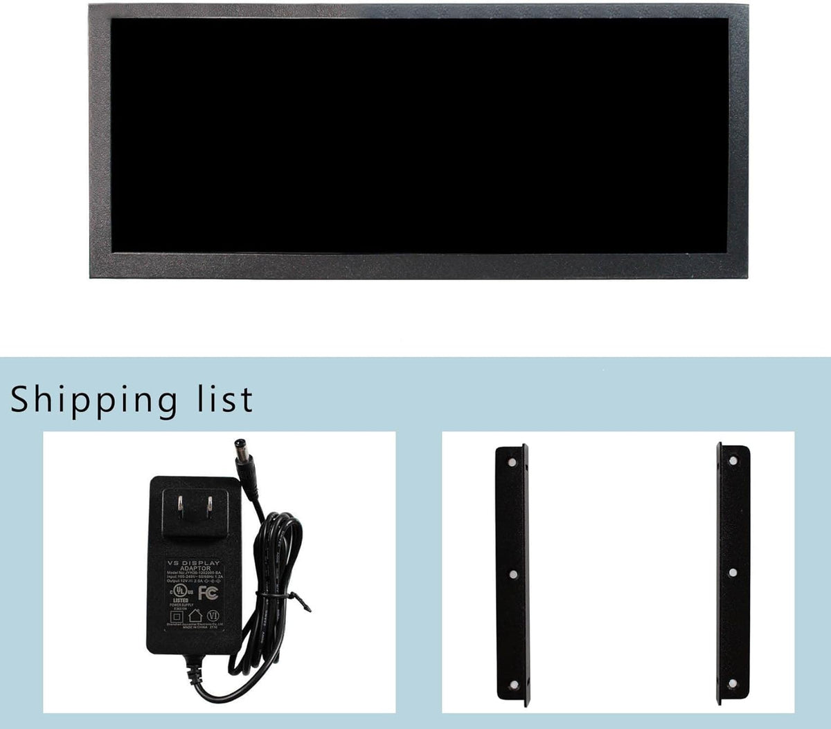 Portable Monitor – Draagbaar Scherm – Extra Laptop Scherm – Breedbeeld LCD – USB VGA Monitor – 12,3 Inch IPS Scherm – 600 Nit Helderheid – Metaal Behuizing Met Speakers